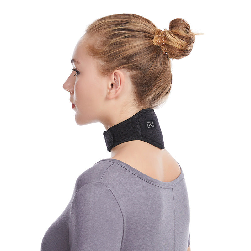Neck Protection With Smart USB Heating Electric Cervical Spine Fixer Hot Compress Warm Neck Protection Artifact